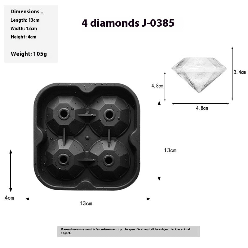 Creative Halloween 3D Silicone Skull Ice Cube Tray - silverfoxgoods
